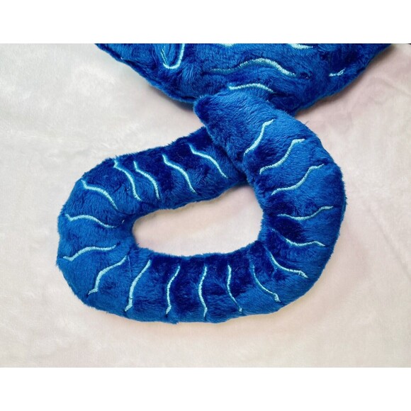 Sea Creature El Gran Maja Hand Made Plush Toy fish Beast of the ocean 12” Blue - Picture 7 of 9